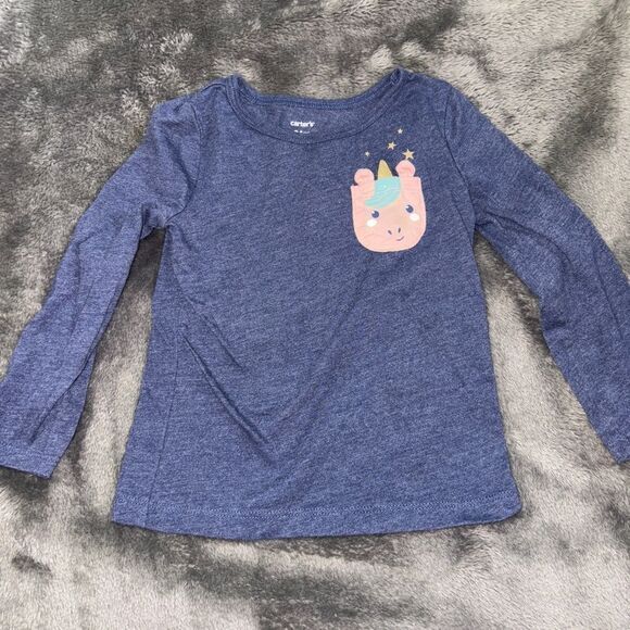 24m carters unicorn long sleeve T-shirt - Picture 1 of 1